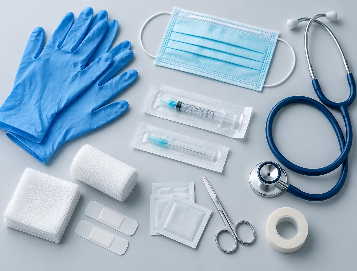 Kit de descartáveis clínicos
